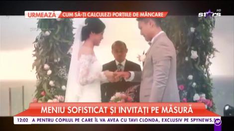 Vă arătăm imagini de la o nuntă de milioane de euro!