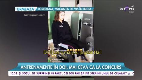 Velea face instrucție cu Antonia! I-a făcut program drastic și dietă ca a lui!