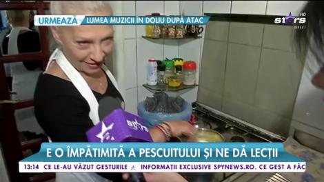 Emilia Lucinu, pasiune neobişnuită! E o împătimită a pescuitului şi ne dă lecţii