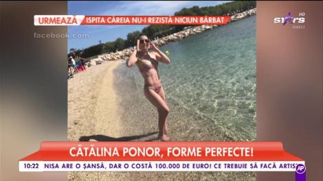 Catalina Ponor, un trup de invidiat! Gimnasta s-a fotografiat în costum de baie pe plajă în Grecia