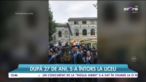 Andreea Esca, din nou pe băncile şcolii