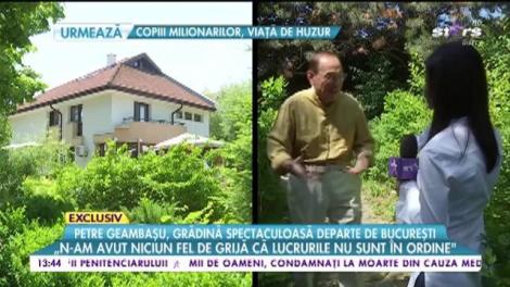 Petre Geambașu, gradină superbă departe de București! Imagine cu proprietatea imensă pe care o deține!