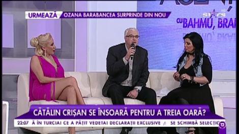 "Iubita mea este finuță și are un suflet foarte bun" Cătălin Crișan se însoară pentru a treia oară?
