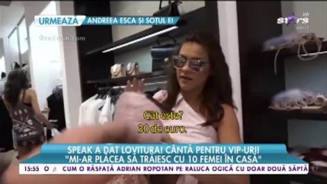 Speak a dat lovitura! cântă pentru VIP-uri!