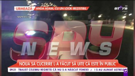 Alături de o blondă sexy, Mircea Eremia nu și-a putut ține hormonii în frâu
