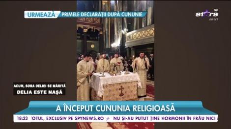 Primele imagini de la ceremonia religioasă a Oanei Matache, sora Deliei