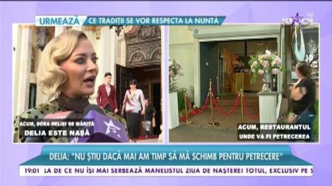 Sora Deliei, primele declarații după cununia religioasă: ”Am avut emoții și mi s-a făcut puțin rău din cauza lui bebe!”