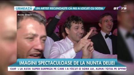 Imagini spectaculoase de la nunta Deliei
