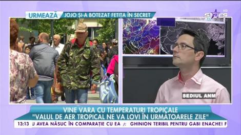 Vine vara cu temperaturi tropicale