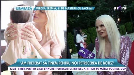 Jojo a făcut botez în secret