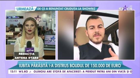 Denis Alibec s-a trezit cu maşina vandalizată