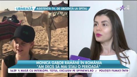 Monica Gabor rămâne în România! Ce i-a spus lui Mr. Pink şi ce o ţine aici