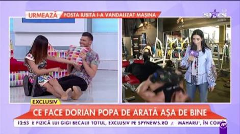 Doamnelor, domnișoarelor, Dorian Popa! Secretul abdomenului perfect, direct din sala de sport: ”Vine vara, acum e momentul să arăt și mai bine!”