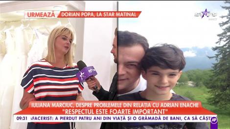 Iuliana Marciu, despre problemele din relaţia cu Adrian Enache: "Respectul este foarte important"