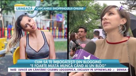 Cum să te &icirc;mbogățești din blogging! Dana Rogoz: "Am vrut să c&acirc;știg statutul de blogger!"