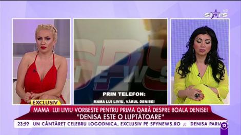 Mama lui Liviu, impresarul Denisei Răducu, vorbește despre boala artistei: "Nepoata mea nu a vrut la spital niciodată"