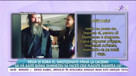 Delia și sora ei, emoționate p&acirc;nă la lacrimi! "Să-i oferiți copilului vostru dragostea de acum"