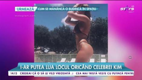 Kim Kardashian are concurenţă! O tânără de 22 de ani îi vânează faima