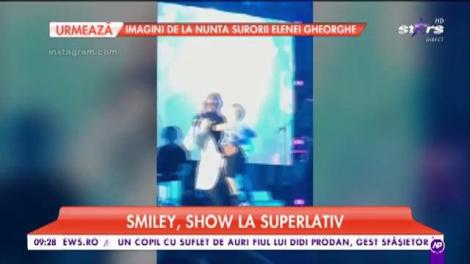 Smiley a izbucnit în lacrimi, în timp ce era pe scenă, la concertul aniversar! Ce a păţit artistul