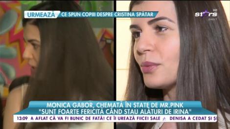 Monica Gabor, chemată în State de Mr.Pink! Ce i-a promis fetiței ei înainte de a pleca?