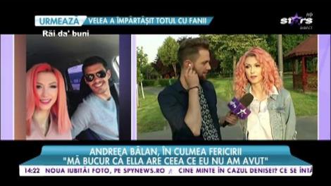 Andreea Bălan, în culmea fericirii