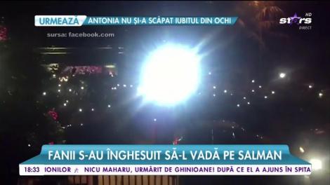 Fanii s-au înghesuit să-l vadă pe Salman Khan