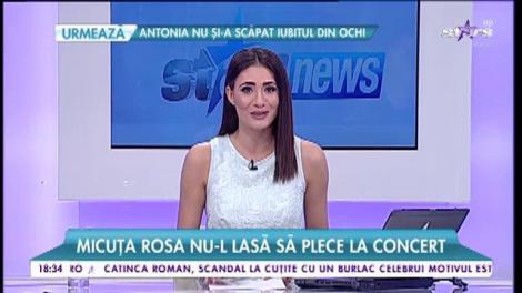 Misiune grea pentru Pepe. Micuţa Rosa nu-l lasă să plece la concert
