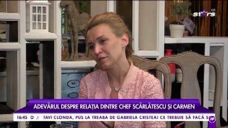 Adevărul despre relația dintre chef Scărlătescu și Carmen, cea mai bună prietenă: "Ne cunoaștem de 20 de ani și am avut o chimie din prima"