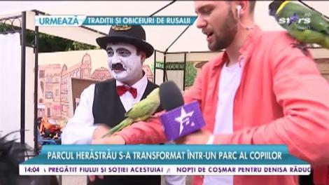 Parcu Herastrau s a transformat intr un parc al copiilor