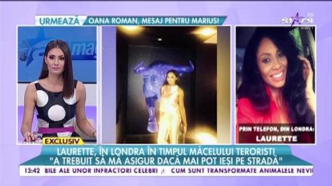 Laurette, surprinsă la Londra, în timpul atentatului terorist. Unde se afla în momentul atacului: "Toată lumea s-a panicat"