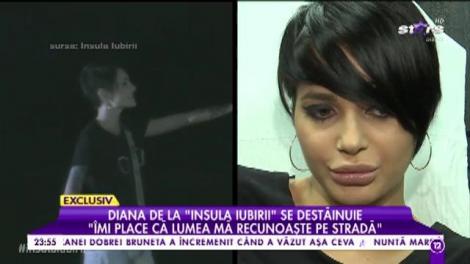 Diana de la "Insula Iubirii" se destăinuie. Şi-a tatuat pe braţ numele unui burlac român celebru