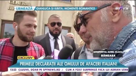 Gianluca Vacchi  a ajuns în România. Ce a făcut după ce a aterizat