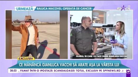 Ce măn&acirc;ncă Gianluca Vacchi pentru ca pătrăţelele lui să NU dispară! Uite ce serveşte la cina din Rom&acirc;nia