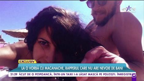 Macanache își deschide inima de „băiat rău”, dar sensibil: "Iubita mea mă inspiră"