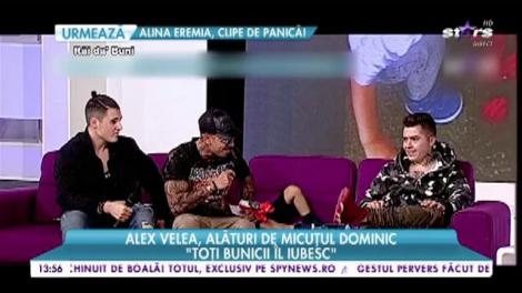 Alex Velea, alături de micuţul Dominic