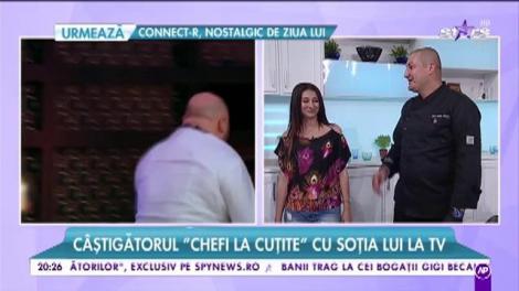 Chef Gianny, câștigătorul "Chefi la cuțite", despre relația cu soția sa: "Ne-am văzut de câteva ori și apoi a început dezmățul"