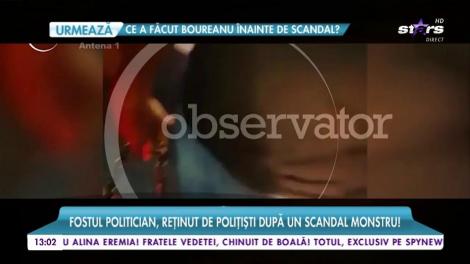 Cristian Boureanu, încătuşat de oamenii legii pe stradă!