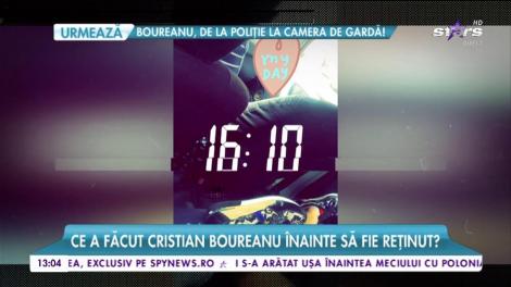 Ce a făcut Cristian Boureanu înainte să fie reţinut?