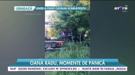 Oana Radu a fost la un pas de moarte! Maşina în care se afla artista a fost făcuta praf!