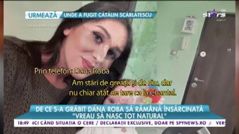 La doar patru luni după ce a născut, Dana Roba este din nou însărcinată!