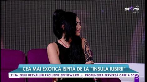 Anuryh, cea mai exotică ispită de la "Insula Iubirii", a ispitit. Cine este concurentul care i-a "căzut" în plasă: "Ne-am sărutat, ne-am îmbrăţişat"