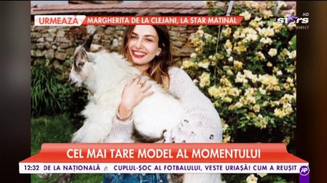 Andreea Diaconu, cel mai apreciat model din România, câştigă mii de euro din prezentările de modă