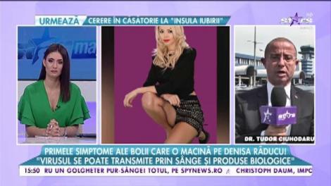 Primele simptome ale bolii care o macină pe Denisa Răducu! Când ar trebui să mergem de urgență la spital