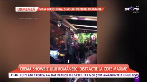 În faţa camerelor îşi declară iubirea, dar când nu-i vede nimeni, se ignoră! Antonia şi Alex Velea, apariţie neaşteptată la o petrecere