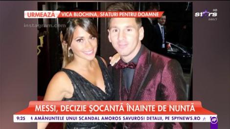 Messi a decis să o concedieze pe organizatoarea nunții lui