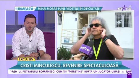 Cristi Minculescu a dat șpagă să intre la propriul concert: ”Portarul a crezut că sunt fanul trupei Iris!”