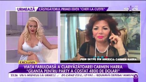 Carmen Harra a arătat la TV accesoriile şi învălţămintea care valorează o avere! "Nu am decât 200 de perechi de pantofi, nu colecţionez"