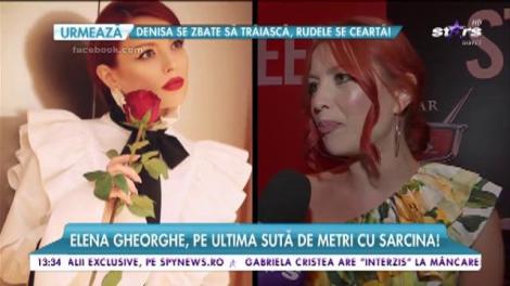 Mai are puțin și naște, dar spune că nu este pregătită! Elena Gheorghe, pe ultima sută de metrii cu sarcina!