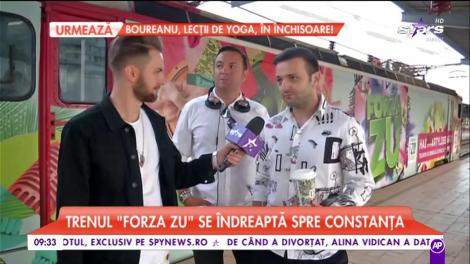 Trenul "FORZA ZU" se îndreaptă spre Constanţa, unde va avea loc cel mai tare eveniment muzical al momentului!
