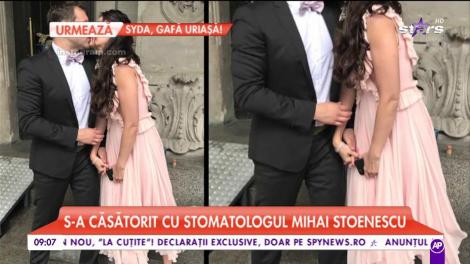 Alina Puşcaş, prezentatoarea de la "Te cunosc de undeva!", s-a căsătorit! Vedeta a strălucit lângă soțul ei